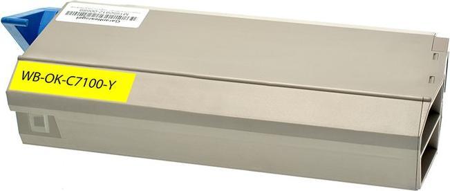 Actual product image Hermex Compatible Oki 41963008 41963007 41963006 41963005 C7100 Toner Cartridges (M, C, FC, Y)