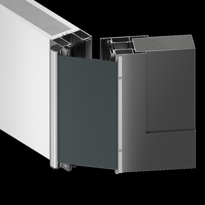 Produktbild Athmer Fingerschutz Rollo NR-26 w-proof Länge 1925 mm Aussenanwendung alusilberfarbig eloxiert