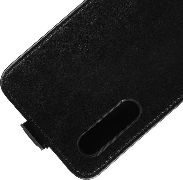 Produktbild Cover-Discount Xiaomi Mi 9 Lite - Klassisches Flip Case vertikal schwarz (Xiaomi Mi 9 Lite)