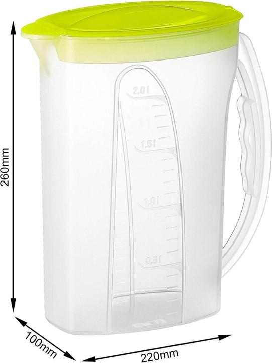 Actual product image Rotho Fridge jug Fresh 2l blue (2 l)