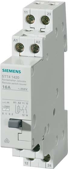 Produktbild Siemens Stromstossschalter 230VAC 1TE 16A 250V 5TT4142-3