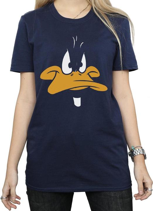 Immagine prodotto Looney Tunes Maglietta Ampia Daffy Duck Viso Donna (L)