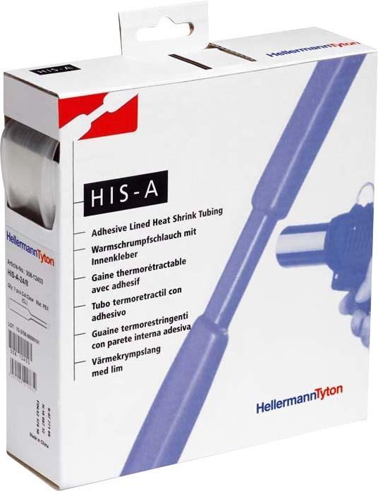 Immagine prodotto HellermannTyton Scatola termorestringente trasparente 18,0 mmx6,0 mmx4 m (1 x)