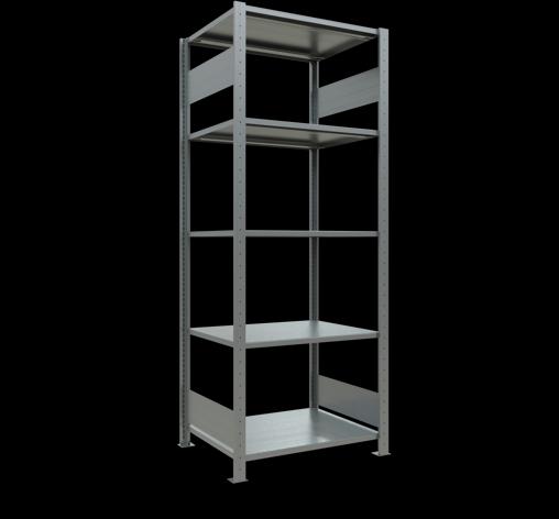 Immagine prodotto Schulte Lagertechnik Sistema di scaffalature di base senza viti MULTIplus150 con ripiani di lunghezza