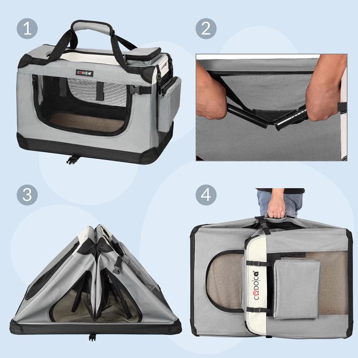 Actual product image Cadoca Transport box S, M, L, XL, XXL (Dog, Breathable)