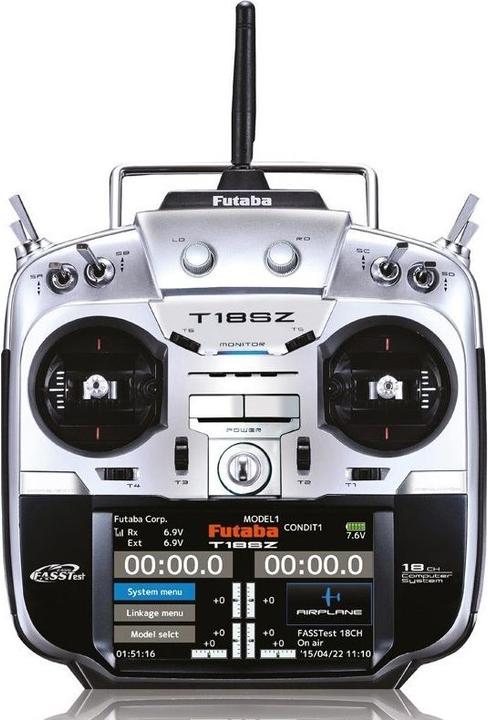 Actual product image Futaba T18SZ FASSTest Mode-1 with R7014SB receiver
