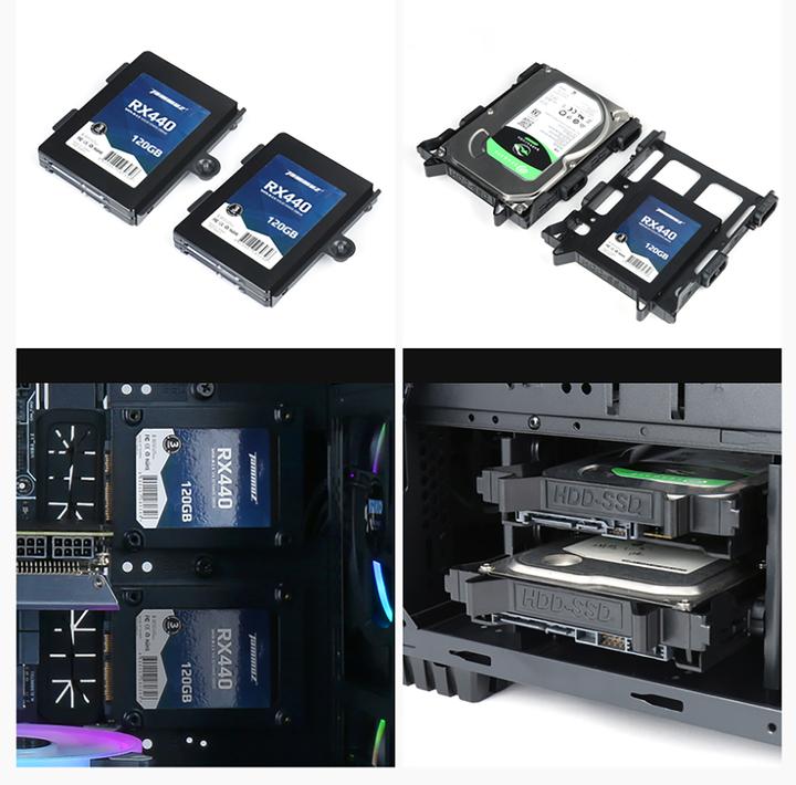 Image du produit Gembird Computer Case Fornax K500 black (ITX, ATX, Mini-ATX)