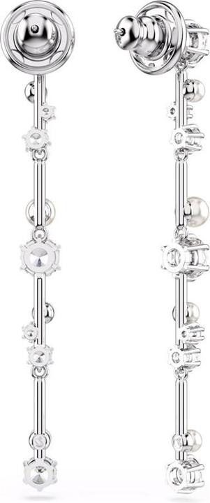Actual product image Swarovski Constella Drop Ohrhänger Kristallperle Rundschliffe Weiss (Swarovski Metal)