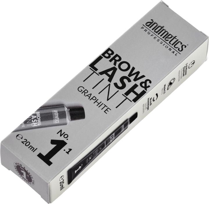 Andmetics - Augenbrauen- & Wimpernfarbe Graphit