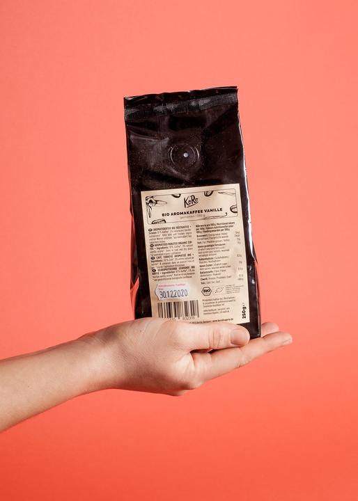 Image du produit KoRo Café biologique torréfié, moulu, à l'arôme de vanille (250 g)