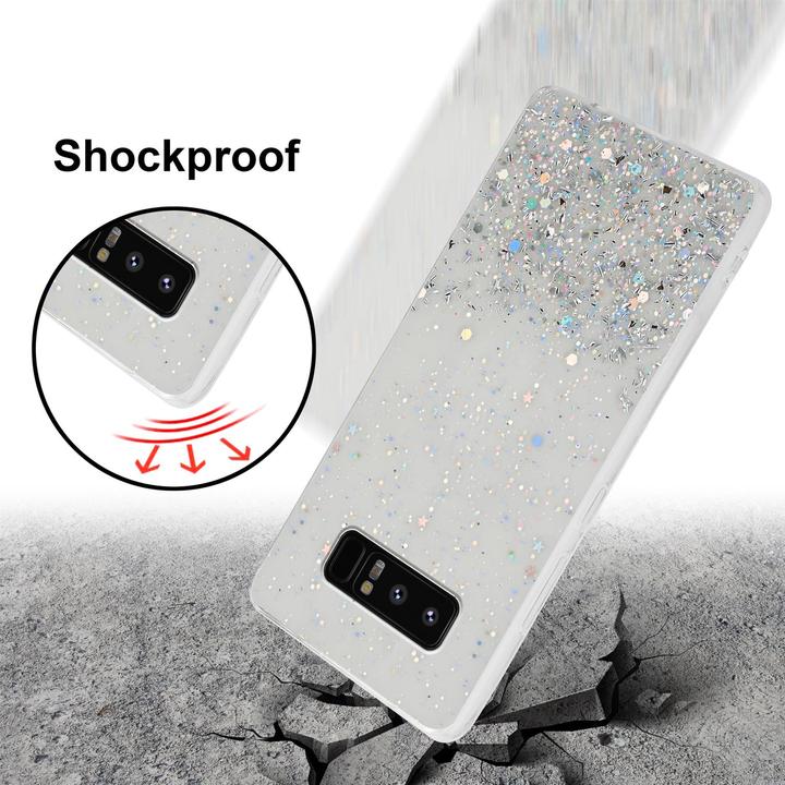 Immagine prodotto Cadorabo Custodia TPU funkelnder Glitter (Samsung Galaxy Note 8)