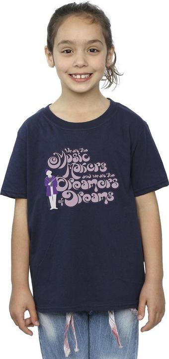 Immagine prodotto Willy Wonka & the Chocolate Factory Dreamers Text Maglietta Ragazze (104)