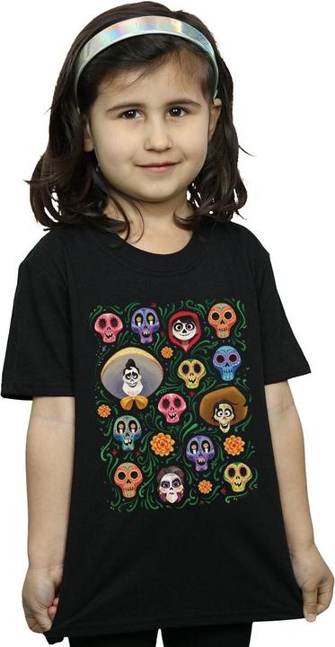 Immagine prodotto Disney Coco Heads Pattern Maglietta Ragazze (128)