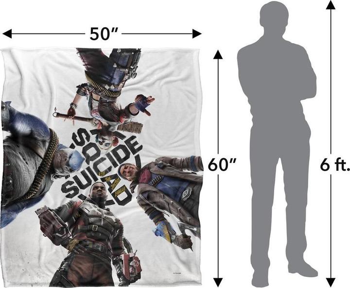 Actual product image Suicide Squad Kill The Justice League Group Shot Blanket (152 x 127 cm)