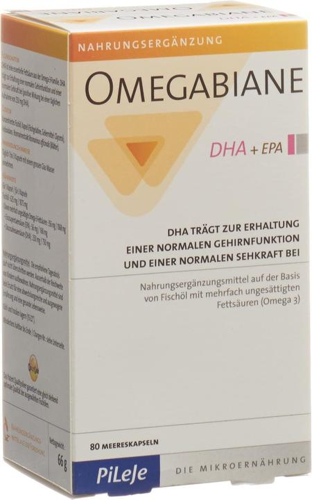 Omegabiane DHA + EPA Kapsel (80 Stück, Kapseln, 102 g)