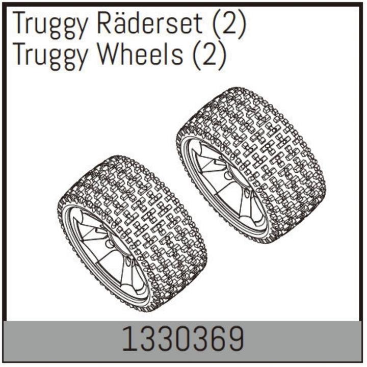 Immagine prodotto Absima Set di ruote Truggy (2)