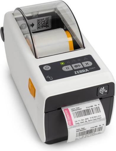 Produktbild Zebra ZD611-HC, 8 Punkte/mm (203dpi), USB, BT (BLE), Ethernet, EPLII, ZPLII, Kit (USB), weiss (203 dpi)
