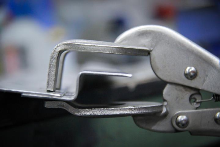 Actual product image BGS Body grip pliers set (185 mm)