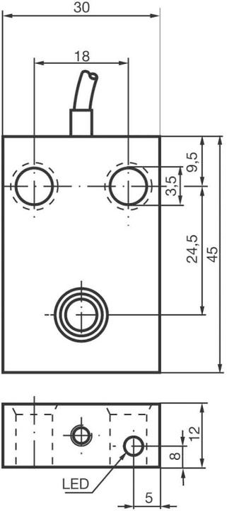 Image du produit Pepperl & Fuchs NJ6-F-E2 Capteur inductif 024681 (Capteur)