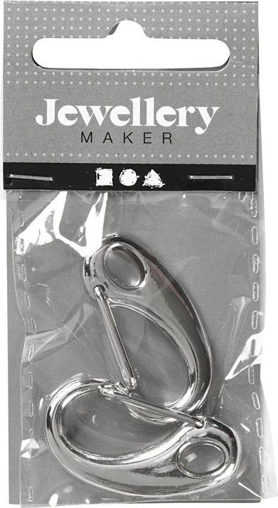 Produktbild Creativ Company Schlüsselhaken versilbert, 2 Stk.