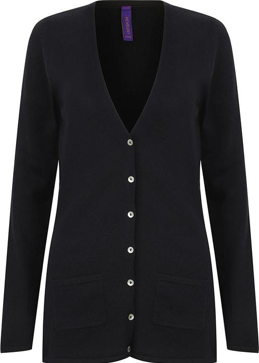 Produktbild Henbury Strickjacke Mit Vausschnitt (S)