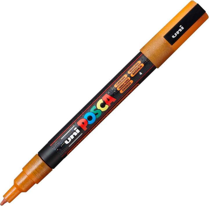 Produktbild Posca Marker PC-3M Rundspitze (Glitter Orange, 1.30 mm, 1 x)