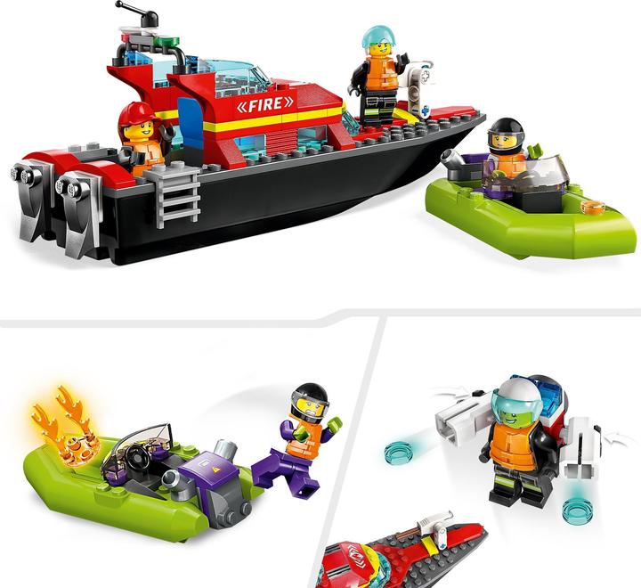 Actual product image LEGO Fireboat (60373, LEGO City)