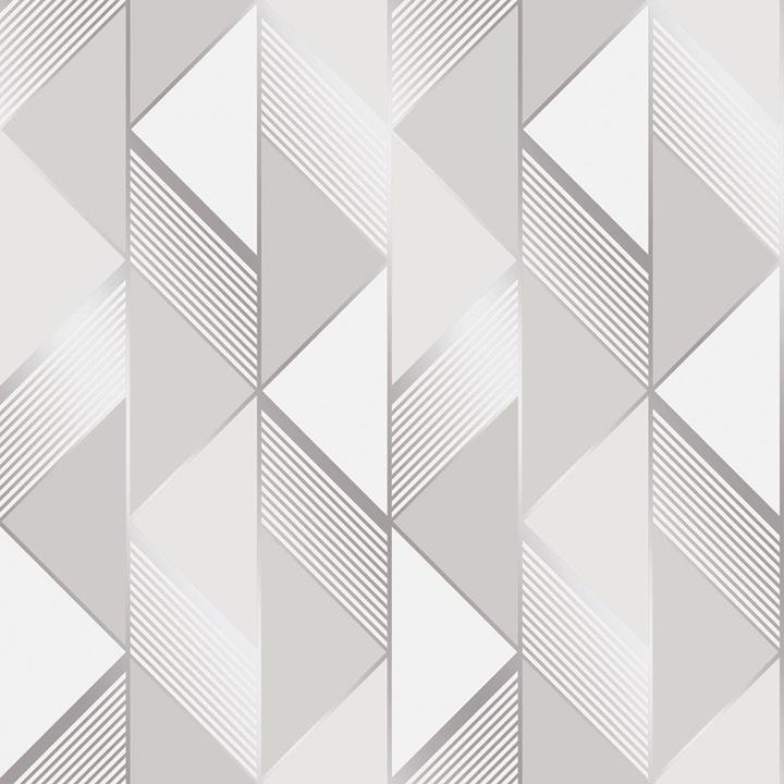 Actual product image Muriva Lipsy Geometric Wallpaper (53 x 1000 cm)