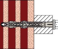 Actual product image Fischer Long shank dowel SXRL 10x80 FUS K (4). (4 pcs.)