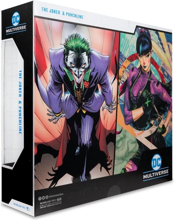 Immagine prodotto McFarlane Figure d'azione del Multiverso DC 2-pack The Joker & Punchline 18 cm