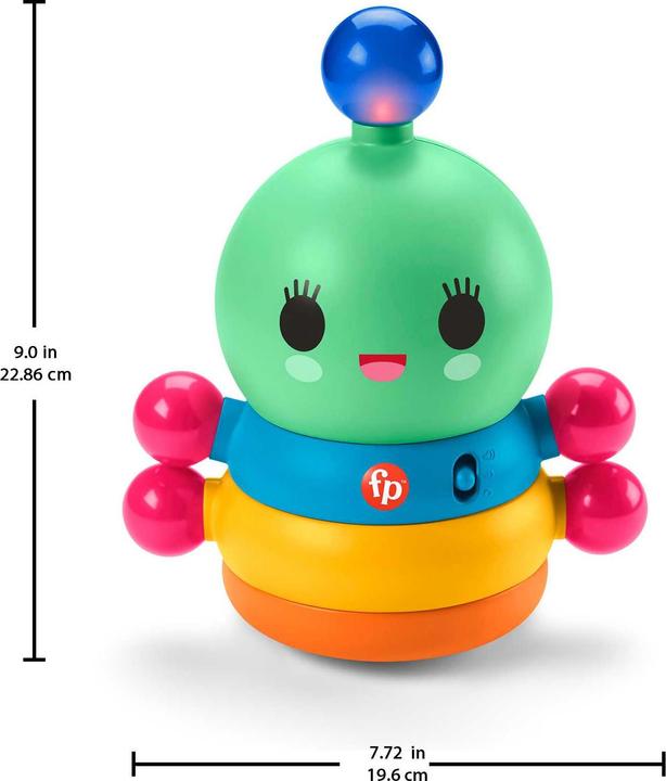 Produktbild Fisher-Price Happy World Dance Dance Rainbow Worm (Multilingual)
