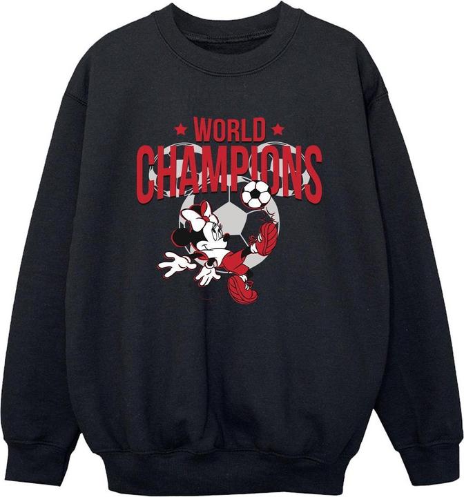 Disney Minnie Mouse World Champions Sweatshirt Jungen (140, 146)