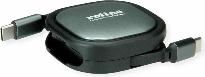 Actual product image Roline USB2.0 retractable cable C-C ST/ST (1.20 m, USB 2.0)
