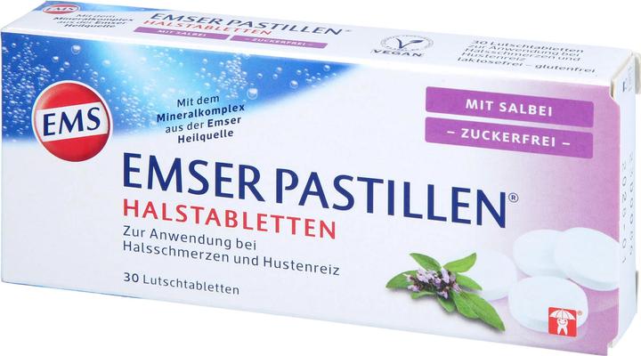 Immagine prodotto Emser Pastiglie senza zucchero con salvia (30 Pezzo/i)