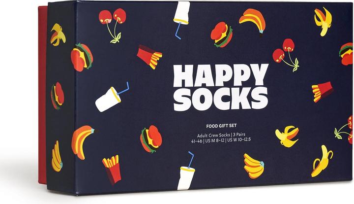 Image du produit Happy Socks Food Gift Set (Lot de 3, 36 - 40)