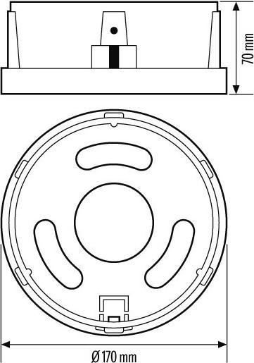Produktbild Esylux Bodenplatte
