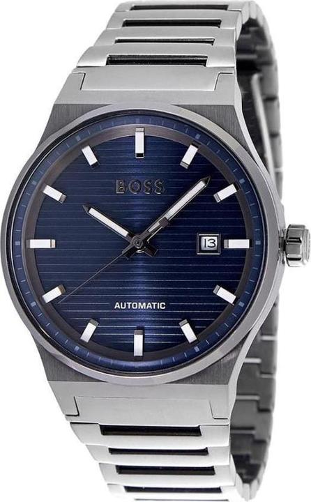 BOSS Automatische Armbanduhr Candor - Schwarz und Blau