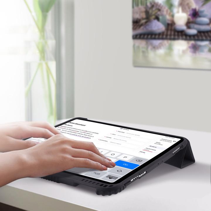 Immagine prodotto Akashi Apple iPad Pro 11 2020 / 2018 /Air 2020 Hülle, Video-/Tastatur, - Schwarz (iPad Pro 11 2021 (3a generazione))