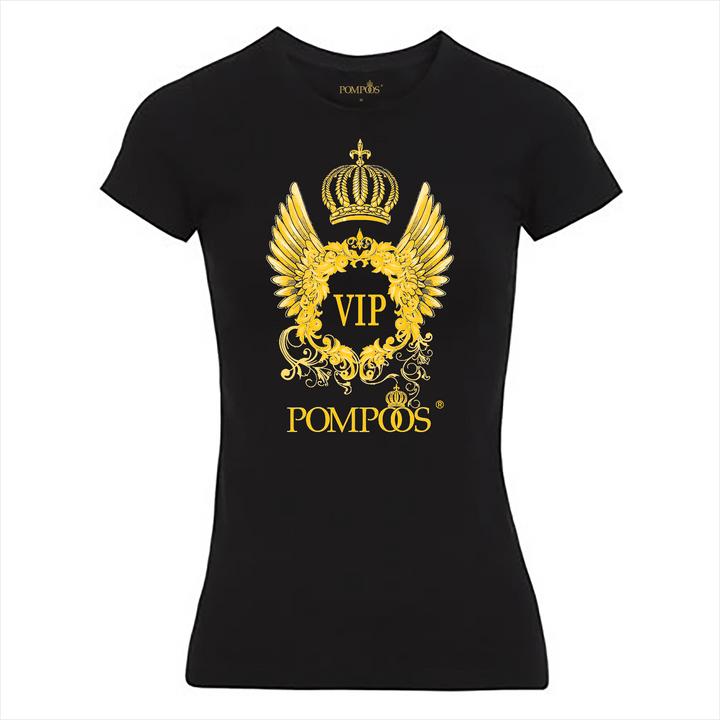 Pompöös T-Shirt Damen "VIP" - limited Edition T-Shirt Damen - Grösse XXL (XXL)