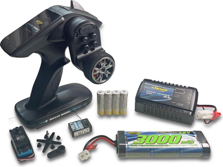 Actual product image Carson rc-reflex pro 3 electro set in brown packaging
