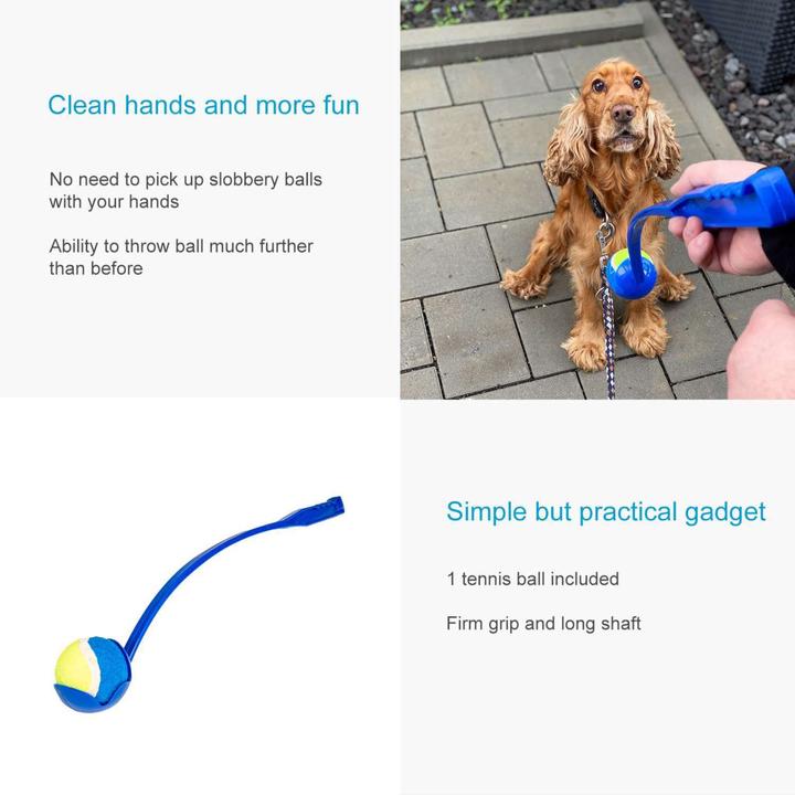 Produktbild Intirilife Hunde Ballschleuder Ballwurfstab (Ballspielzeug Hund)