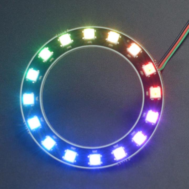 Actual product image DFRobot Neopixel Ring 16x WS2812 RGB LED
