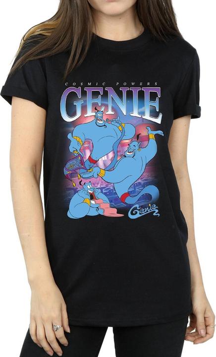 Actual product image Aladdin Womens/Ladies Genie Montage Cotton Boyfriend T-Shirt (XXL)