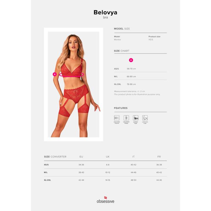 Produktbild Obsessive Belovya Bra Xs/S (XS, S)