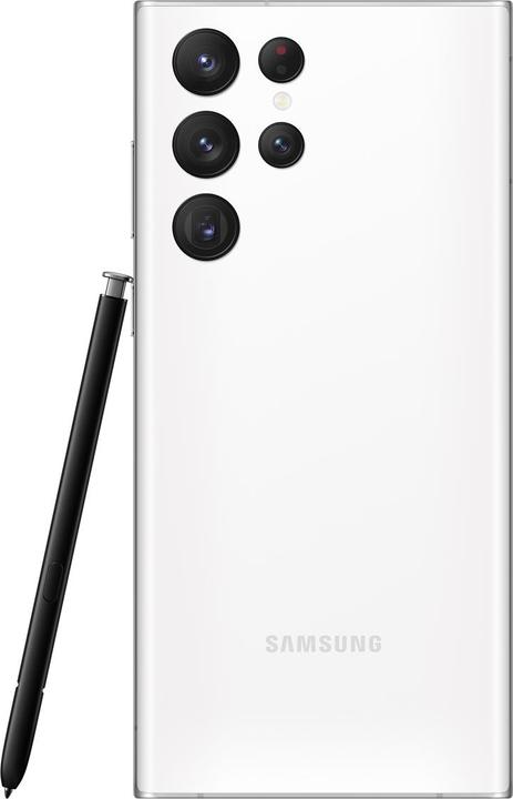 Immagine prodotto Samsung Galaxy S22 Ultra UE (128 GB, Bianco Fantasma, 6.80", Doppia SIM, 108 Mpx, 5G)