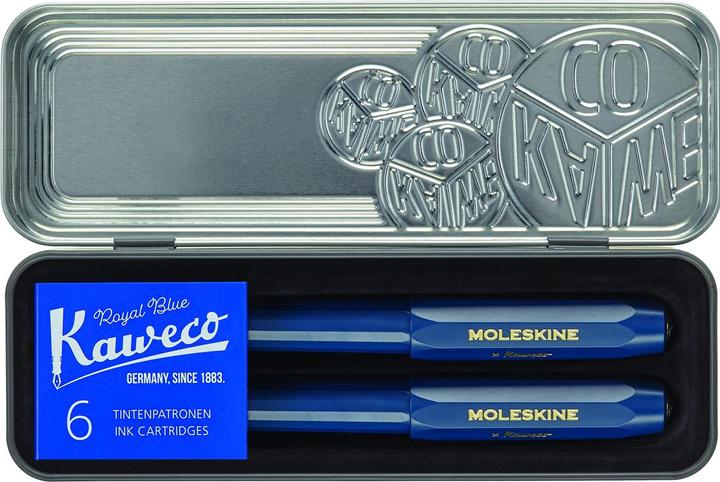 Productafbeelding Moleskine Display Slim Schrijven 598856200 leeg incl. flyer (Saffier, 6 x)