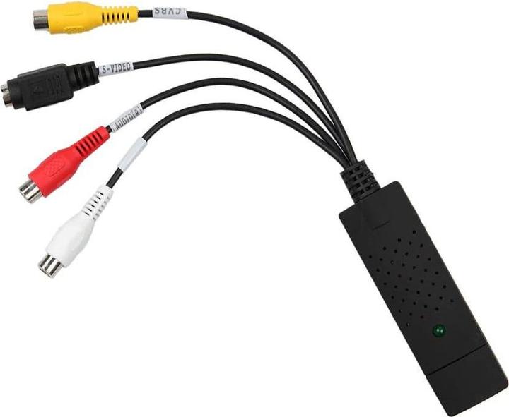 Image du produit JTI Adaptateur pour USB vers RCA et S-Vidéo (S-Vidéo, 8.80 cm)