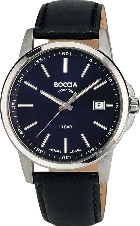 Immagine prodotto Boccia 3633-01 Orologio da uomo in titanio 40mm 10ATM (Orologio da polso analogico, 40 mm)