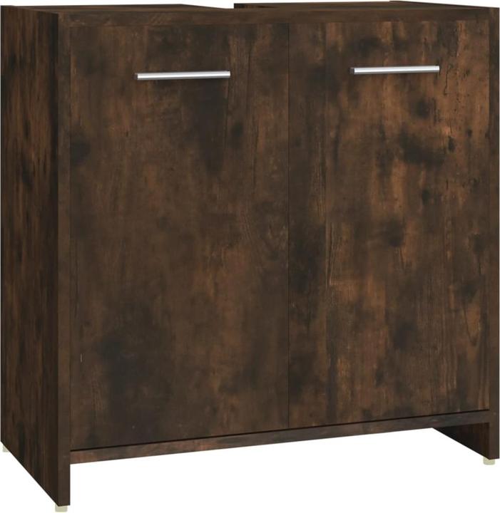 Produktbild VidaXL Badmöbel Set Badezimmermöbel Badezimmerschrank 4 tlg. Räuchereiche
