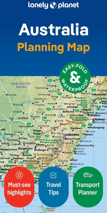 Actual product image Australia Planning Map